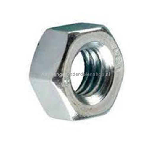 Afbeeldingen van Zeskantmoer M6 Verzinkt DIN934