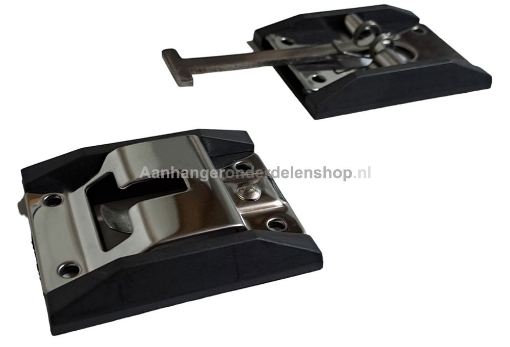 Afbeeldingen van Deurvastzetter, Deurhouder RVS 119MM Set