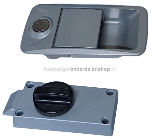 Afbeeldingen van Caravanslot/Deurslot Set Compleet