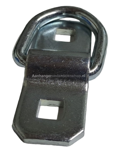 Afbeeldingen van Vloeroog 2-delig 70x25MM Verzinkt