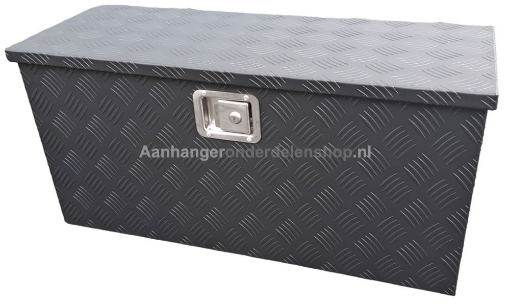Afbeeldingen van Disselkist 840x310x400MM Aluminium BLACK