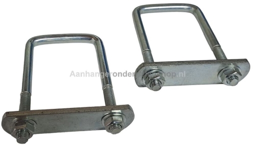 Afbeeldingen van Disselkist MontageSet U-bout 120x60MM