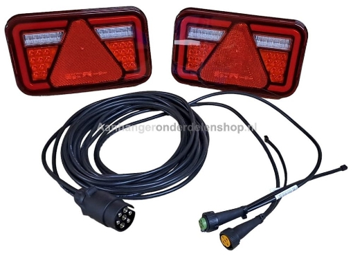Afbeeldingen van Verlichtingset MultiLED 4  7.5M/DC 20CM