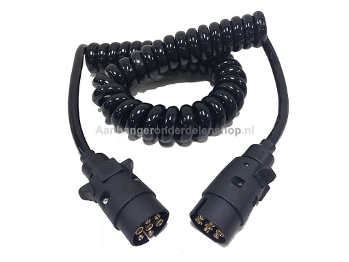 Afbeeldingen van Spiraalkabel Hella 7 Polig  3.5M