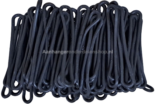 Afbeeldingen van Zeil Elastiek, Spanrubber 20CM 100 Stuks