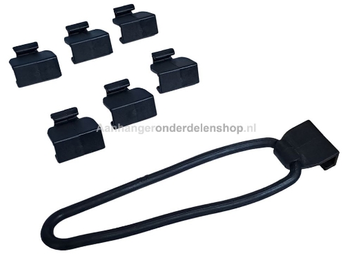 Afbeeldingen van Bevestigingshaak Elastisch koord Ø8MM