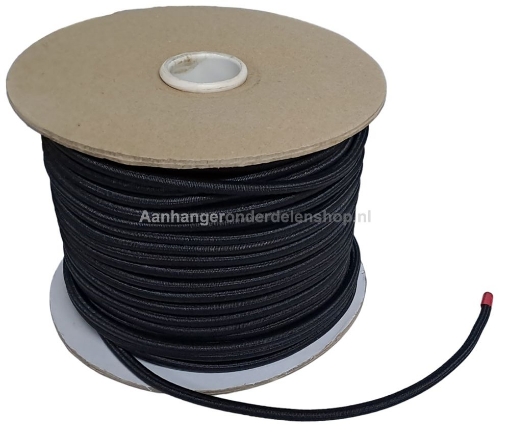 Afbeeldingen van Elastisch koord Ø8MM (Zwart) 100 Meter