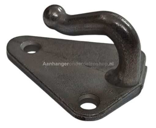 Afbeeldingen van Touwhaak, Elastiekhaak Opbouw Onbehand.