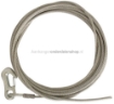 Afbeeldingen van lierkabel + Haak 10.M  7mm dik.  2500NM