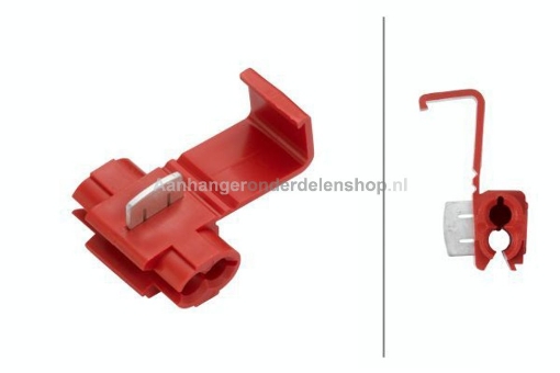 Afbeeldingen van Aftakklem 0,5-1,0mm² Rood  10 stuks