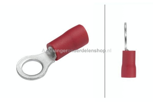 Afbeeldingen van Oogkabelschoen M5 Rood 10 stuks