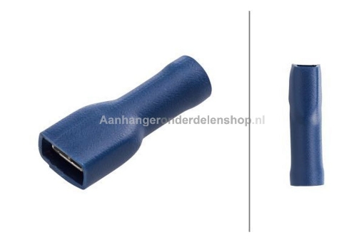 Afbeeldingen van Vlakstekker 6,3-0,8mm² Blauw 10 stuks