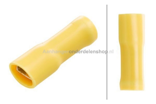Afbeeldingen van Vlakstekker 6,3-0,8mm² Geel 10 stuks