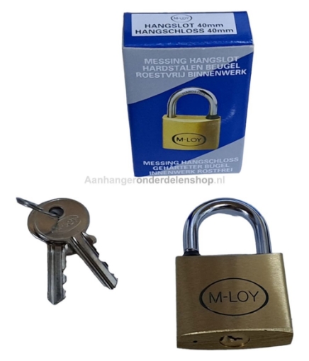 Afbeeldingen van Hangslot M-LOY AN40