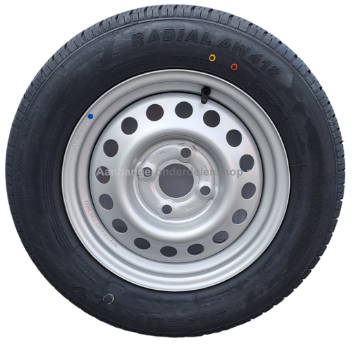 Afbeeldingen van Wiel + Band 145/80R13