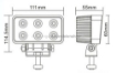 Afbeeldingen van Werklamp TruckLED L0099  6 x LED