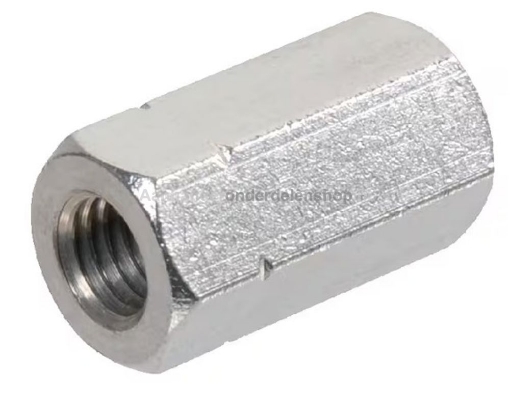 Afbeeldingen van Zeskantverbindingsmoer M6 DIN6334
