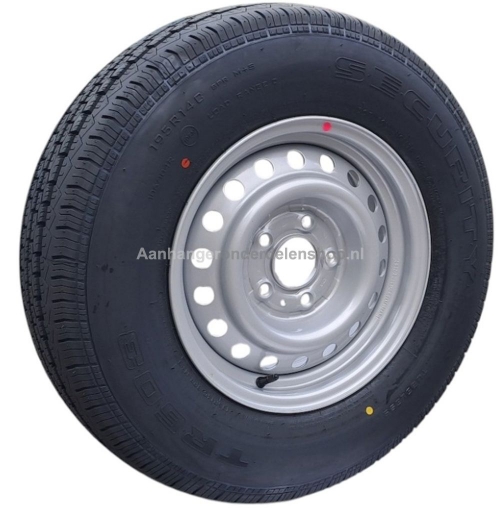 Afbeeldingen van Wiel + Band 195R14C