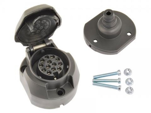 Afbeeldingen van Contrastekker Aspöck 13 Polig + Mist.