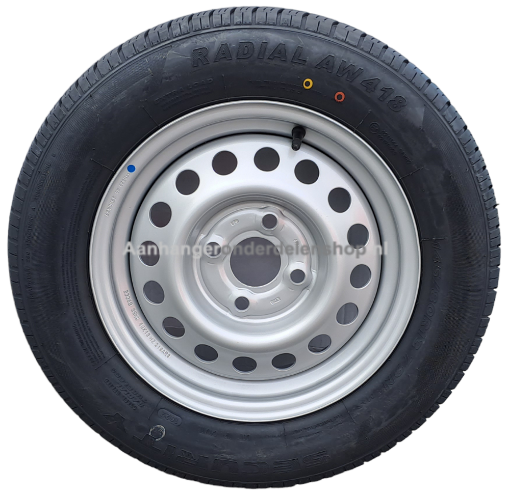 Afbeeldingen van Wiel + Band 145/80R13