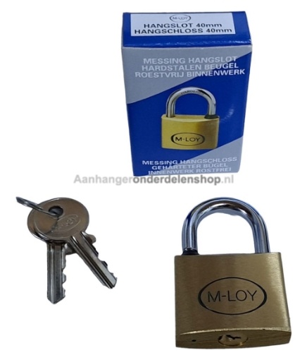 Afbeeldingen van Hangslot M-LOY AN40