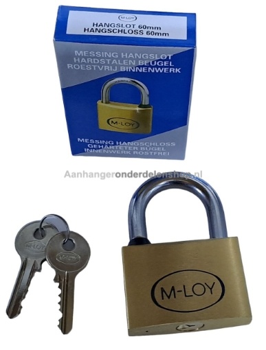 Afbeeldingen van Hangslot M-LOY AN60