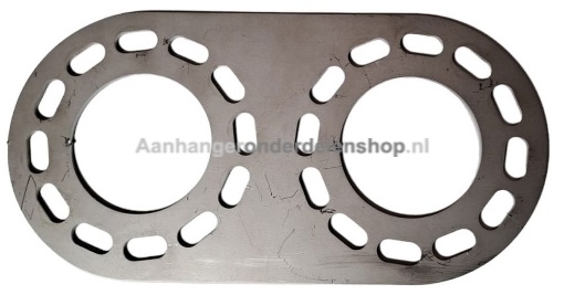 Afbeeldingen van Contrastekkerhouder RVS  Koppelstuk