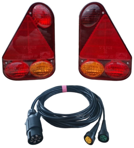 Afbeeldingen van Verlichtingset Aspöck Earpoint 3    4M