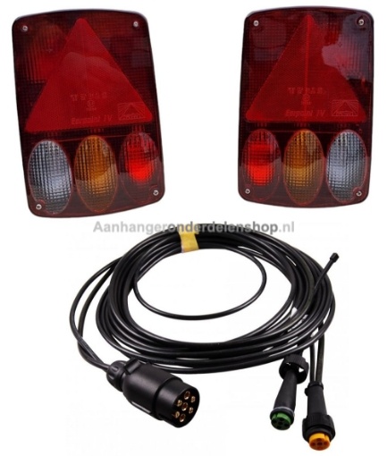 Afbeeldingen van Verlichtingset Earpoint 4   7.5M/DC 20CM