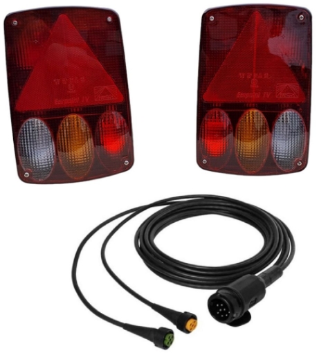 Afbeeldingen van Verlichtingset Aspöck Earpoint 4    5M