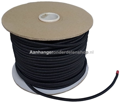 Afbeeldingen van Elastisch koord Ø8MM (Zwart) 100 Meter