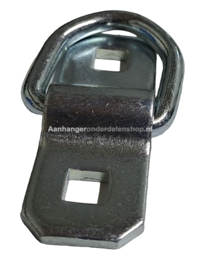 Afbeeldingen van Vloeroog 2-delig 70x25MM Verzinkt