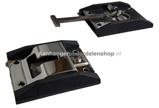 Afbeeldingen van Deurvastzetter, Deurhouder RVS 119MM Set