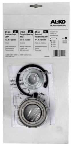 Afbeeldingen van Compactlager ALKO 39x72x37MM Waterdicht