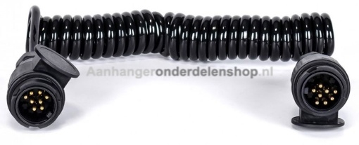 Afbeeldingen van Spiraalkabel 13 Polig 1.5M