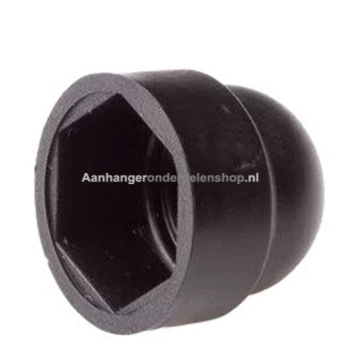 Afbeeldingen van Bout en Moerkappen M6 SW10  Zwart