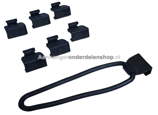 Afbeeldingen van Bevestigingshaak Elastisch koord Ø8MM