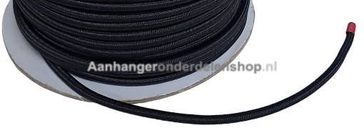 Afbeeldingen van Elastisch koord Ø8MM (Zwart) Per Meter