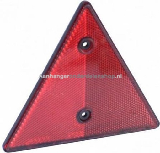 Afbeeldingen van Reflector Driehoek Rood 160 x 160MM