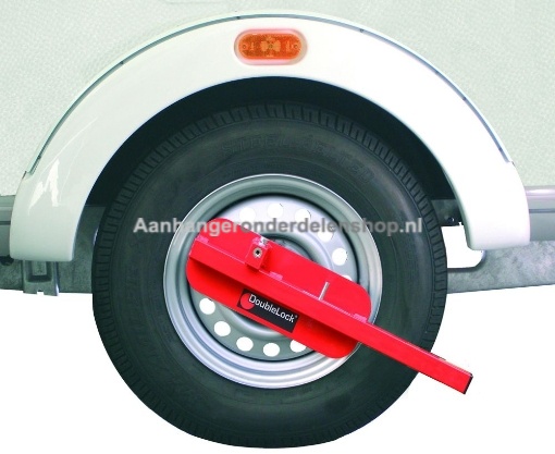Afbeeldingen van DoubleLock Wielklem Buffalo RED SCM