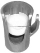 Afbeeldingen van Kipperschijf Ø 44MM PVC