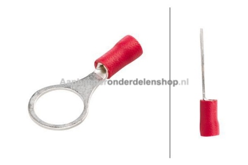 Afbeeldingen van Oogkabelschoen M10 Rood 10 stuks