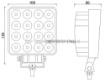 Afbeeldingen van Werklamp TruckLED L0081-B  16 x LED