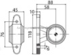 Afbeeldingen van Breedte/Contourlamp LED Fristom FT-009A