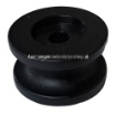 Afbeeldingen van Rondknop, Koordhouder, 2 x 25MM Zwart