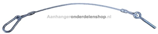 Afbeeldingen van Achterbordkabel, Achterklepkabel 410MM