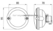 Afbeeldingen van Achterlicht Roundpoint Wit 28-7500-007