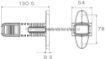 Afbeeldingen van Breedte/Contourlamp LED Superpoint 4 Li