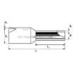 Afbeeldingen van Adereindhulzen  0.75mm²  200 stuks