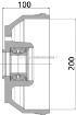 Afbeeldingen van Remtrommel Knott 200 x 50MM 20-2425/1